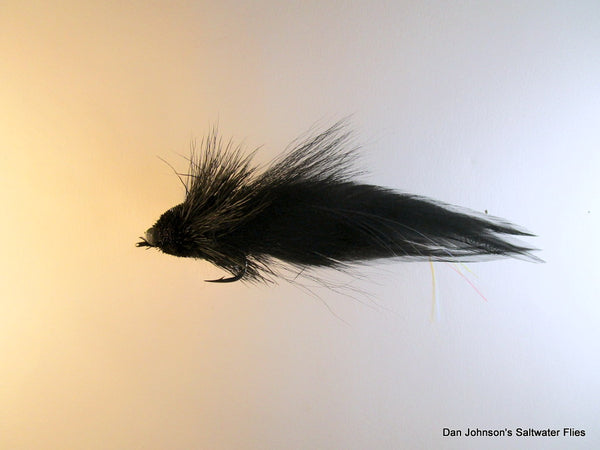 Andino Deceiver - Black, Bead Eye, Hackle  IF313