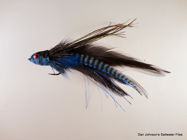 Andino Deceiver - Blue Grizzly Black, Hackle IF168GR