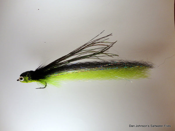 Flat Nose Andino Deceiver - Chartreuse Black, Synthetic IF169