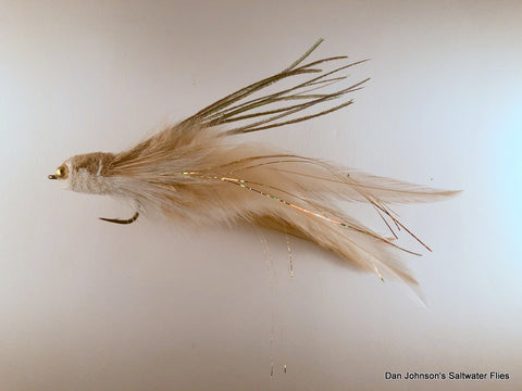 Andino Deceiver - Tan White, Bead Chain, Hackle  IF188BC