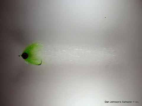 Brush Fly - Chartreuse White - Synthetic  IF207A