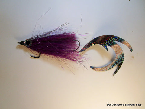 Paulo's Payara Fly - Purple Holo Black Dragon Tail IF333