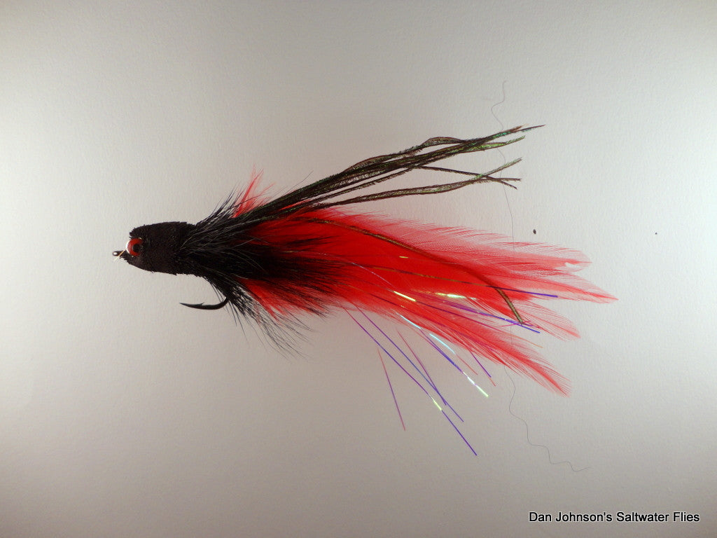 Andino Deceiver - Black Red, Hackle  IF362