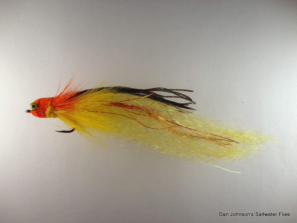 Flat Nose Andino Deceiver - Orange Yellow, Synthetic IF407