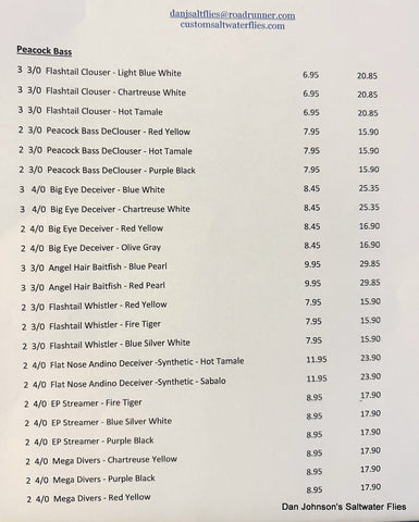 Peacock Bass Selection #1