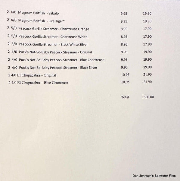 Peacock Bass Selection #1 Updated Jan 2023