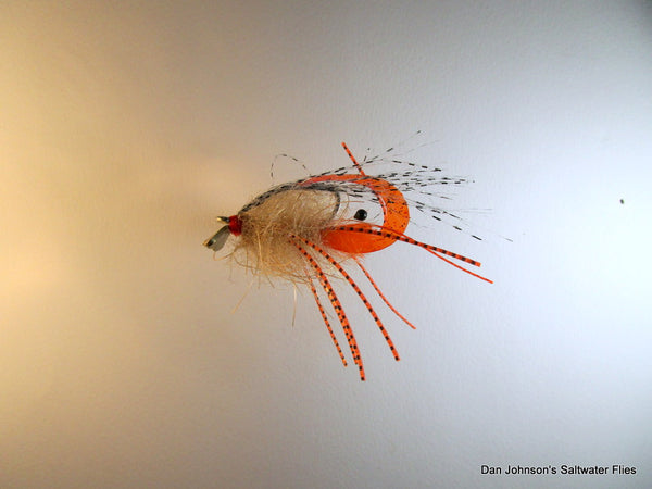 WMD Triggerfish Fly - Tan Hot Orange IF574