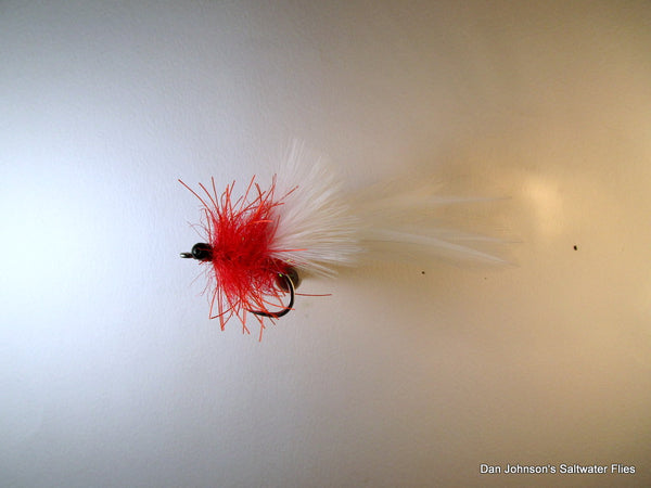 Laid Up Tarpon Fly - Red White TP213C