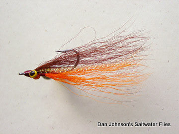 Clouser Minnow - Brown Orange  IN068