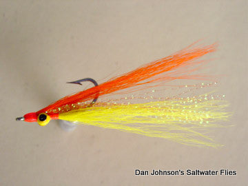 Clouser Minnow - Orange Yellow  IN071