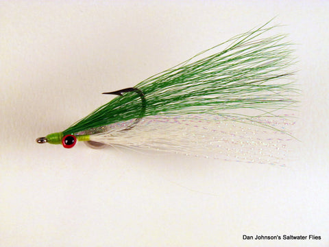 Clouser Minnow - Green White  IN082