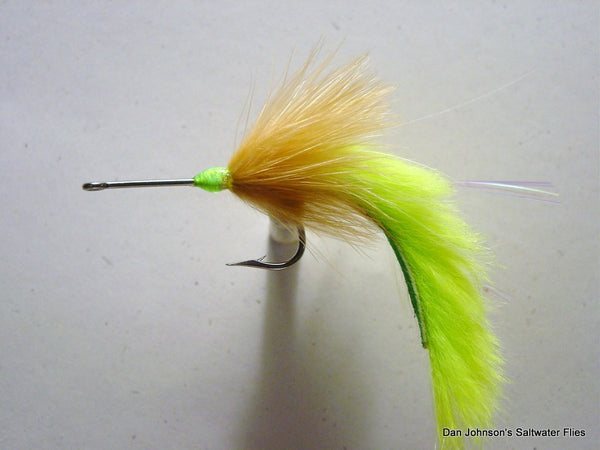 Marabou Bunny - Tan Chartreuse  TP038