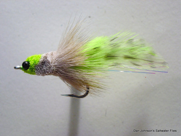 Mouse Tarpon - Chartreuse Natural  TP012E