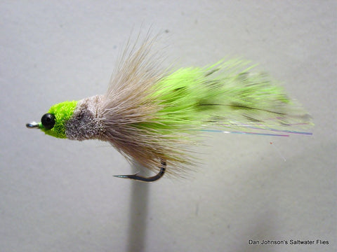 Mouse Tarpon - Chartreuse Natural  TP012E