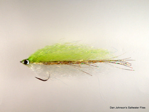 Bunker Fly - Chartreuse Gold White NES34