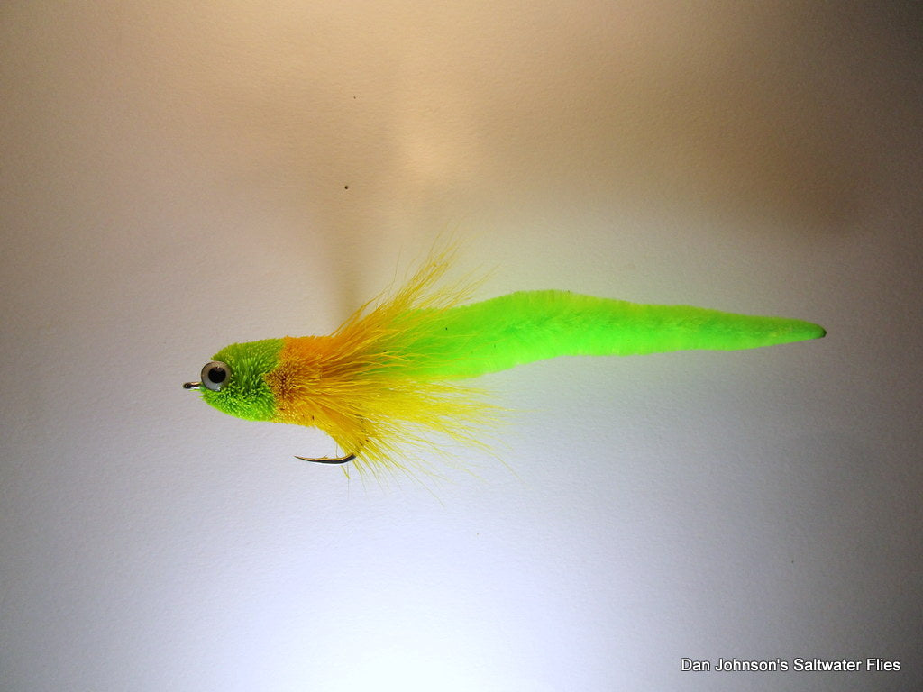 Dragon Tail Tarpon Andino -Chartreuse Yellow Chartreuse TP089