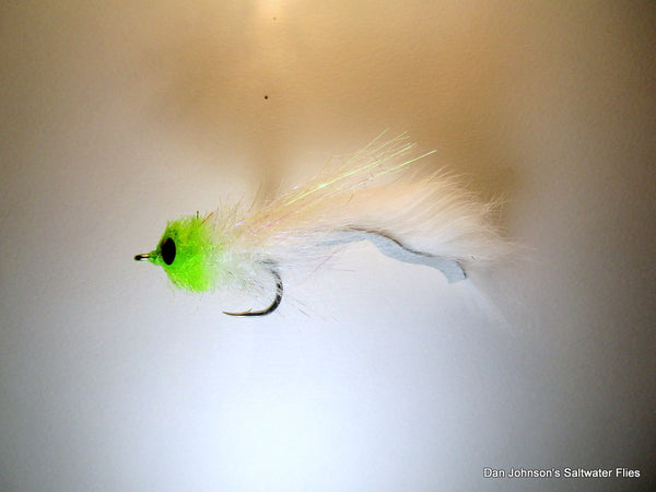 Brush Bunny - Chartreuse White TP104
