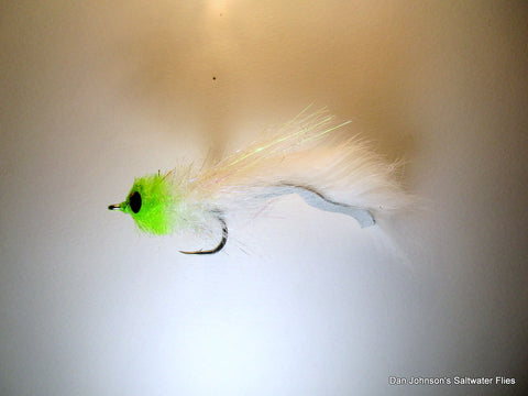 Brush Bunny - Chartreuse White TP104