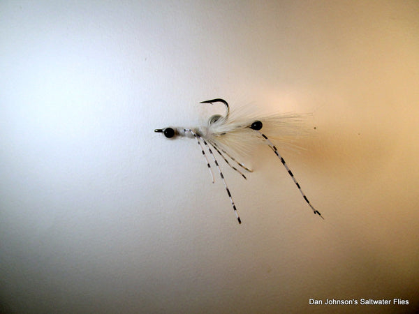 Barred Leg Mantis Shrimp w/ Enrico Shrimp Eyes - White BF038D