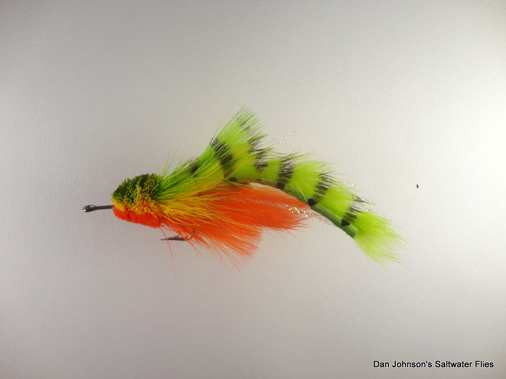 Pusherhead Pike Bunny - Yellow Perch WW012