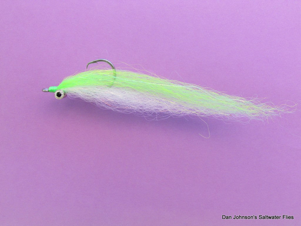Mega Clouser - Chartreuse - Synthetic  IF069