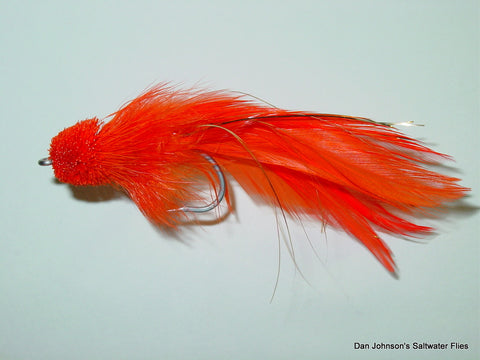 Pusherhead Shark Fly - Orange  GS034